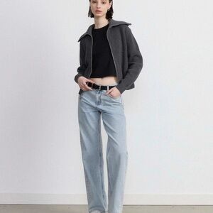 Frank and Oak Wide Leg Courtney Jeans